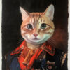 orange cat czar painting