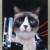 terminator painting cat painting
